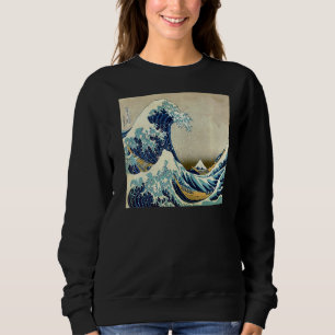 Sudadera Japonés Kanagawa La Gran Ola Hokusai