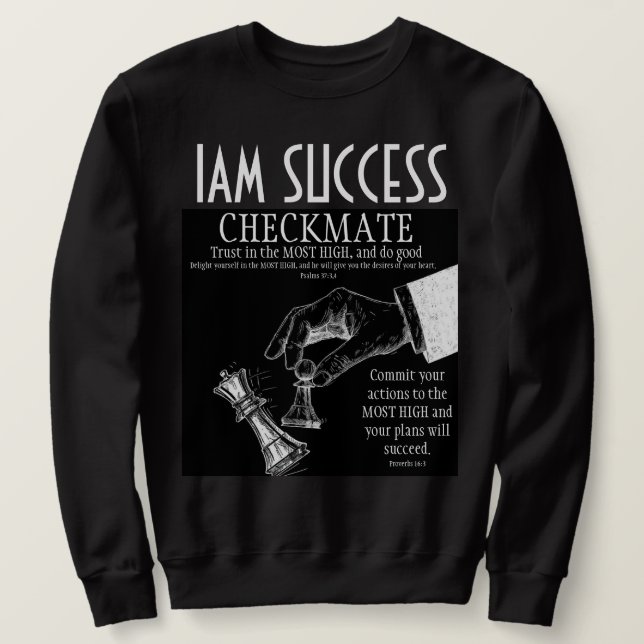 SUDADERA JAQUE MATE (Anverso del diseño)