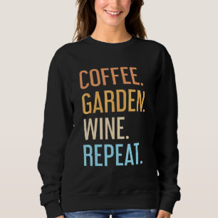 Sudadera Jardín de Café Vino Repetición Vegetariano Jardin
