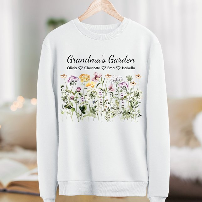 Sudadera Jardín de Flores Silvestres Personalizado para el  (In situ)
