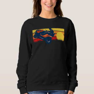 Sudadera Jardín de motocicleta de la rueda Vintage Sunset d