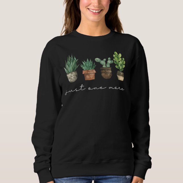 Sudadera Jardín de Regalos de la Planta Lover Sólo Una Plan (Anverso)