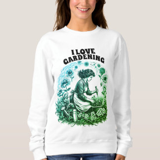 Sudadera Jardín de una mujer
