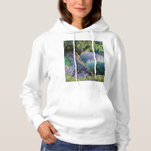 Sudadera Jardín escénico con flores, Francia