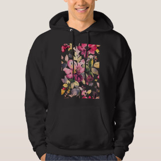 Sudadera Jardín Lover Gift Watercolor Flor Maroon Camiseta