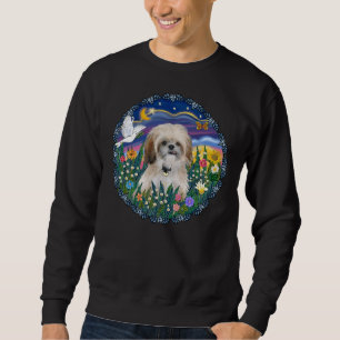 Sudadera Jardín Nocturno De Vergüenza Con Un Tzu Shih (P)