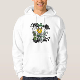 Sudadera Jardín Zen de Camaleón Esqueleto y Tiburón