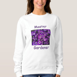 Sudadera Jardiner Maestro Hermosa Flor Púrpura