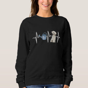 Sudadera Jardinería Bichons Frise Heartbeat Dog