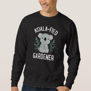 Sudadera Jardinería de Koala Lindo Oso Koala Floral Lindo G