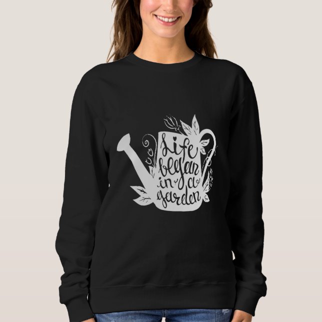 Sudadera Jardinería Plantas Jardín Hobby Gardener Gardening (Anverso)