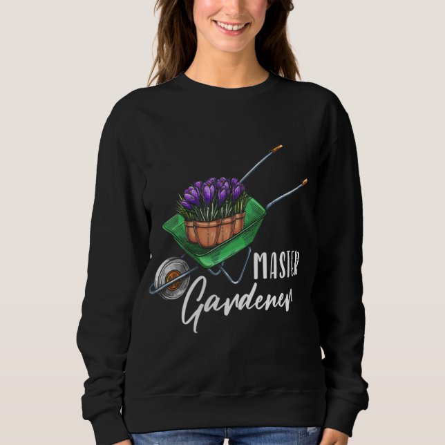 Sudadera Jardinero Maestro Flores Planta Jardinería Bo (Anverso)