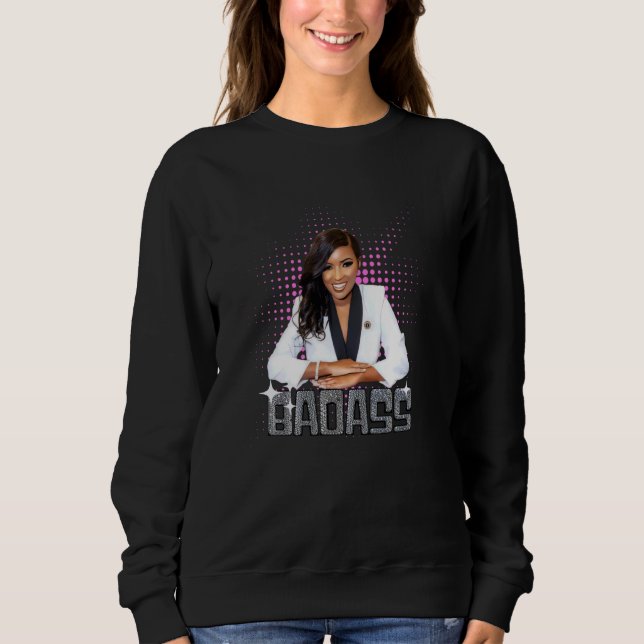 Sudadera Jasmine Crockett Malas Malas Contraídas Reina De S (Anverso)