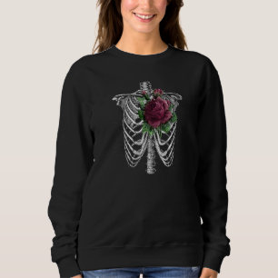 Sudadera Jaula De La Costilla De gótico Y Rosas Vestido Gót