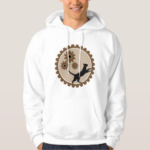 Sudadera jaula propulsada por perros con ruedas