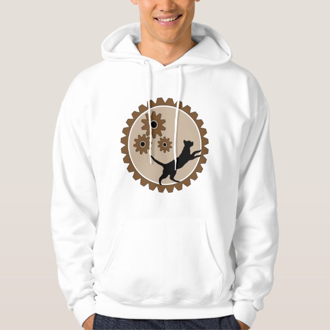 Sudadera jaula propulsada por perros con ruedas (Anverso)