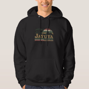 Sudadera Jayuya Montañas de Puerto Rico Atardecer Retro Pue