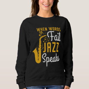 Sudadera Jazz Para Instrumentos Saxofónicos Mujeres Jóvenes