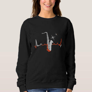 Sudadera Jazz Saxofón Heartbeat