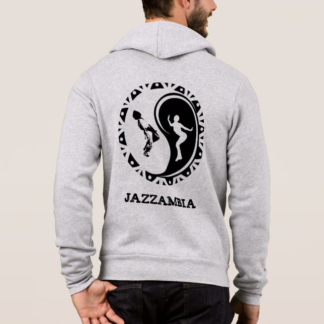 Sudadera Jazzambia Yin Yang Zip Hoodie Men (Reverso)