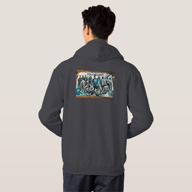 Sudadera "JB Sims Show Men's Empowerment Hoodie - Limited E (Reverso completo)