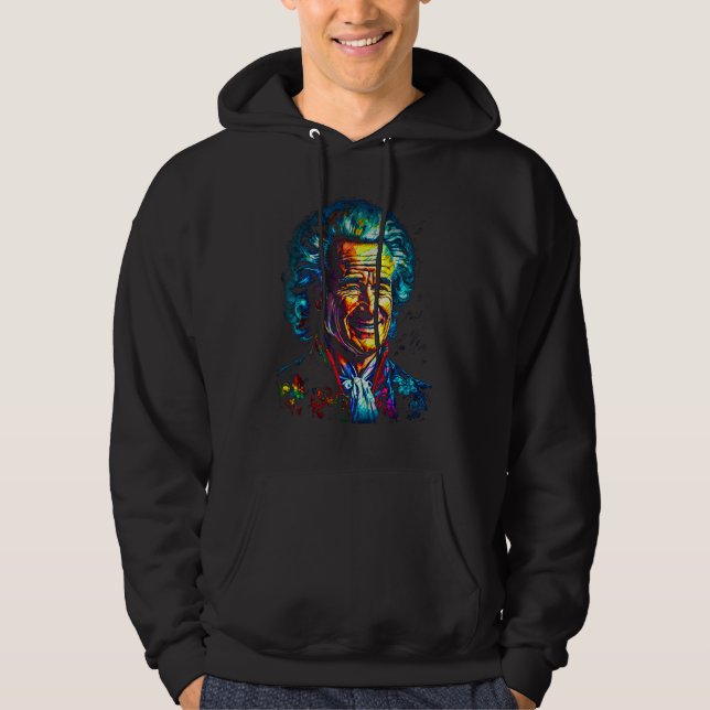Sudadera Jean Jacques Rousseau Filósofo (Anverso)