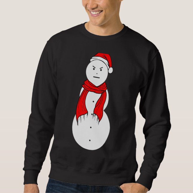 Sudadera Jeezy Snowman Mad Snowman Navidades (Anverso)
