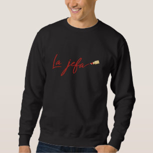 Sudadera Jefa Dama Cinco De Mayo Lápiz Labial Lindo Maquill