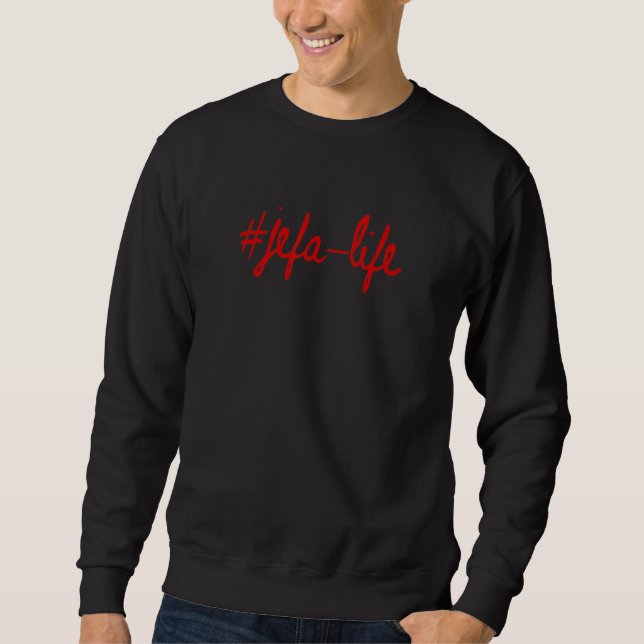 Sudadera Jefa de la vida de las mujeres Jefa de la vida Jef (Anverso)