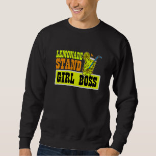 Sudadera Jefa de puesto de limonada Negocio de jugo de limó