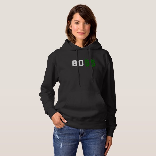 Sudadera Jefe, Bo$$ (Anverso completo)