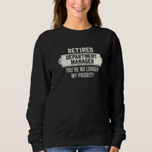Sudadera Jefe de departamento retirado ya no eres mi PRI