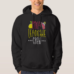 Sudadera Jefe de jugo de limón rosa de la tripulación de Le