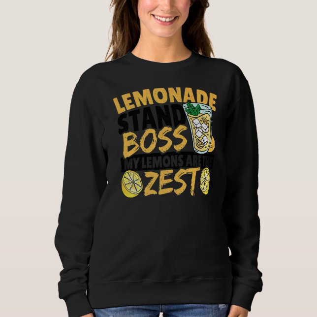 Sudadera Jefe de la Base de Lemonade Mis Lemones Son Los Má (Anverso)