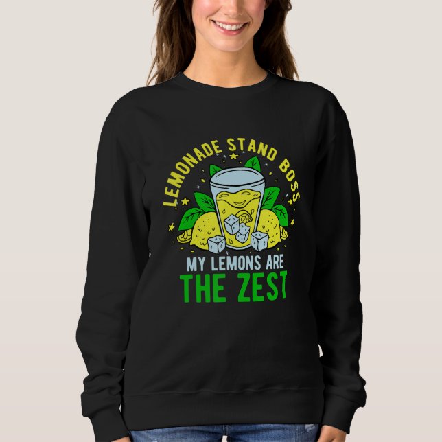 Sudadera Jefe de la Base de Lemonade Mis Lemones Son Los Má (Anverso)