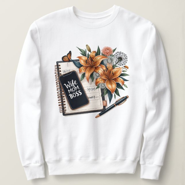 Sudadera jefe de la madre (Anverso del diseño)