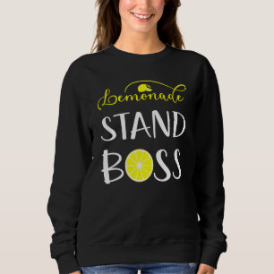 Sudadera Jefe del stand de Lemonade Ceo Lemon Crew Fun Entr
