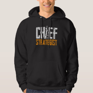 Sudadera Jefe estratégico de ajedrez maestro Guay Ches Club