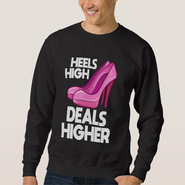 Sudadera Jefe Lady Heels High Deals Superior CEO (Anverso)