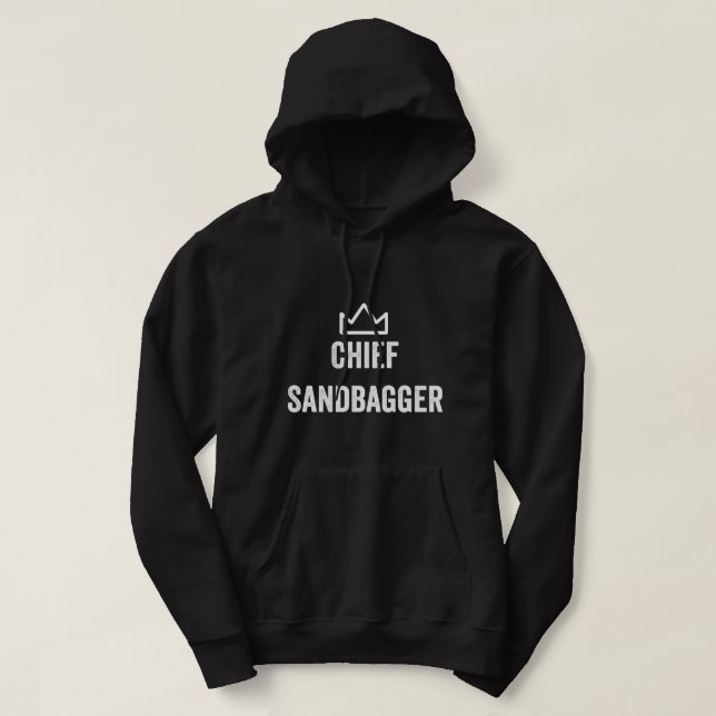 Sudadera Jefe Sandbagger Golf Meme BJJ Chess Sandbag (Diseño del anverso)