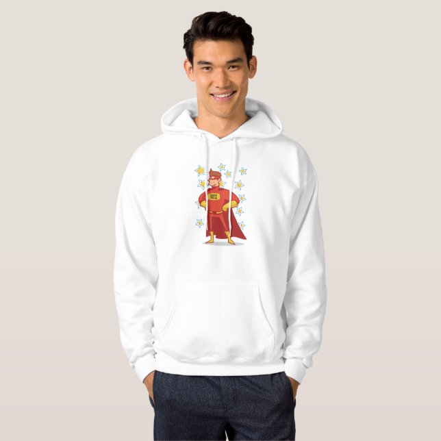 Sudadera Jefe Superhéroe en el Día del Padre (Anverso completo)