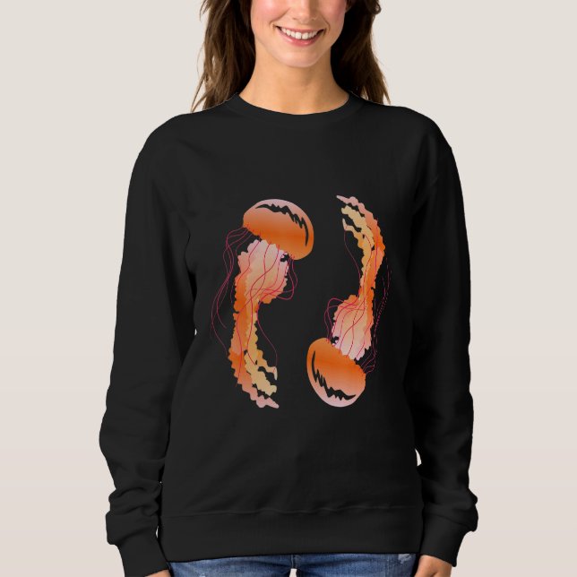 Sudadera Jellyfish Nettle Medusus Tentacles (Anverso)