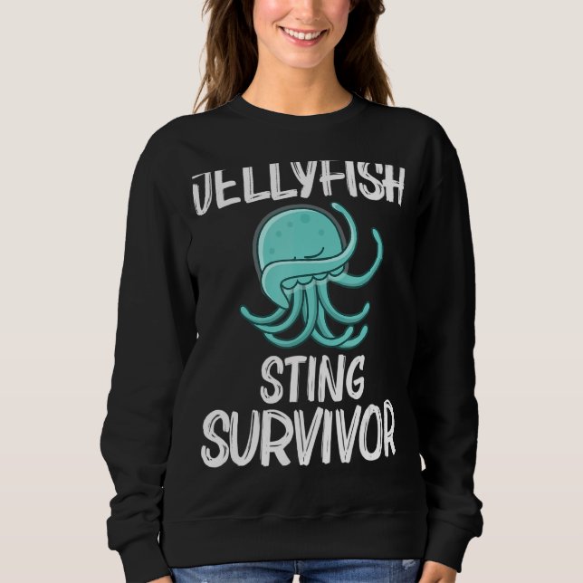 Sudadera Jellyfish Para Hombres Mujeres Jellis Mar Verdader (Anverso)