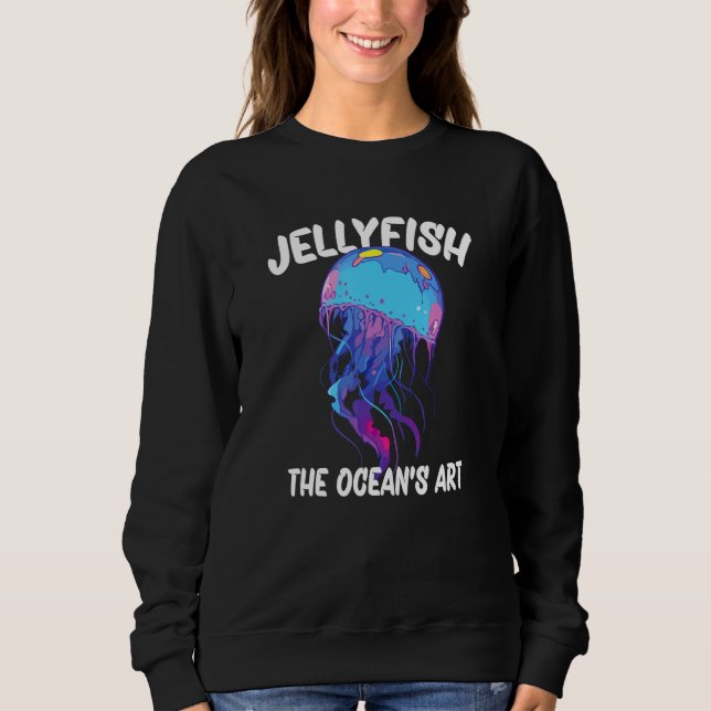 Sudadera Jellyfish The Oceans Art_1 (Anverso)