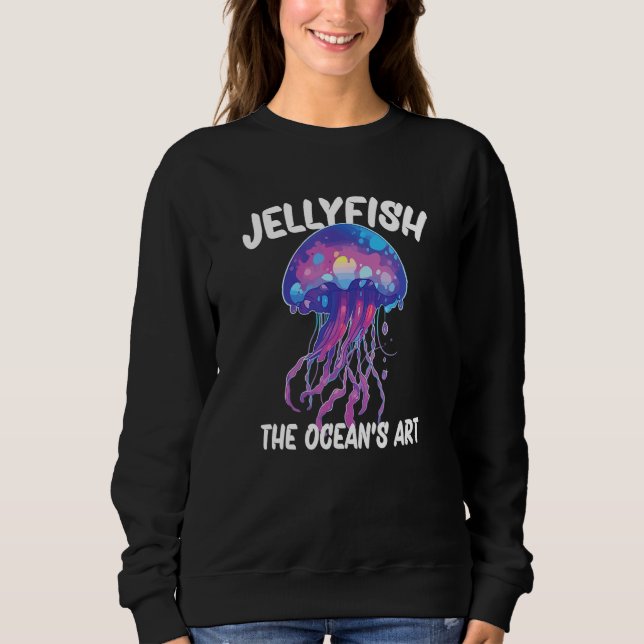 Sudadera Jellyfish The Oceans Art_2 (Anverso)