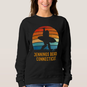 Sudadera Jennings Beach Connecticut Sasquatch Souvenir