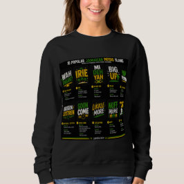 Sudadera Jerga del Patois Jamaicano