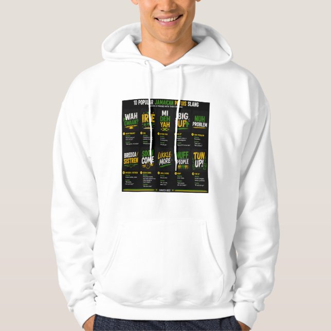 Sudadera Jerga Patois Jamaicano (Anverso)