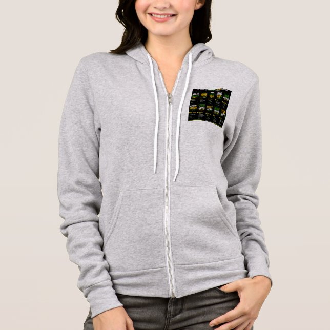 Sudadera Jerga Patois Jamaicano (Anverso)