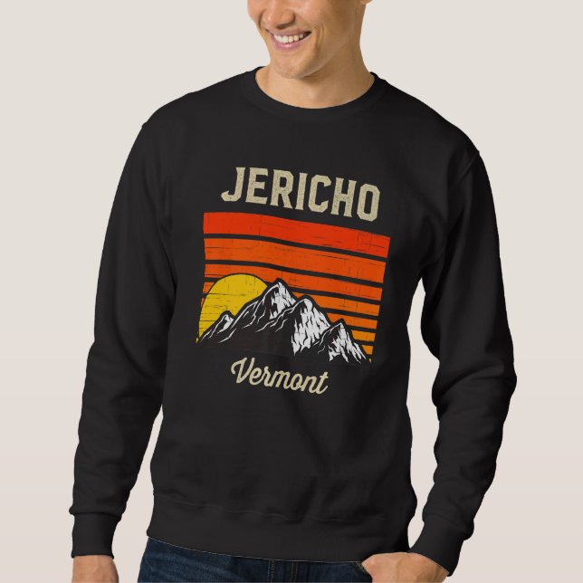 Sudadera Jericho Vermont Retro Vintage City State Usa (Anverso)